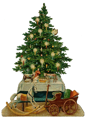 Nostalgischer Weihnachtsbaum