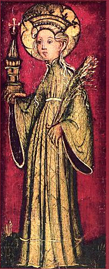 Heilige Barbara - Bild Jan van Eyck